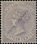 Známka Ceylon Katalogové číslo: 63/a