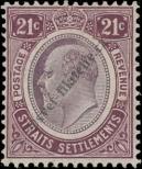 Známka Straits Settlements Katalogové číslo: 128/a