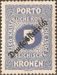 Známka Rakousko Katalogové číslo: P/73