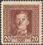 Známka Rakousko-uherská okupace Bosny a Hercegoviny Katalogové číslo: 130/A