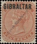 Známka Gibraltar Katalogové číslo: 5