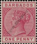 Známka Barbados Katalogové číslo: 33