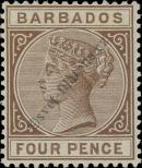 Známka Barbados Katalogové číslo: 37