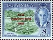 Známka Dominika Katalogové číslo: 135