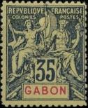 Stamp Gabon Catalog number: 25