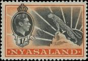 Stamp Nyasaland Catalog number: 64/a