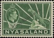 Stamp Nyasaland Catalog number: 52/a