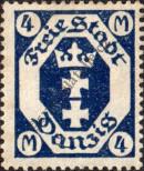 Stamp Free City of Danzig Catalog number: 98