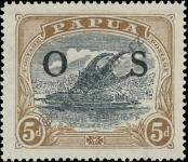 Stamp Papua Catalog number: S/7