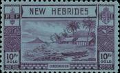 Stamp New hebrides Catalog number: 108