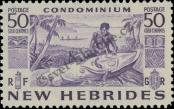 Stamp New hebrides Catalog number: 148