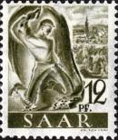 Stamp Saarland Catalog number: 211