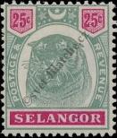 Stamp Selangor Catalog number: 19