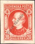 Stamp Slovakia Catalog number: 37/D