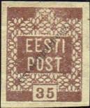 Stamp Estonia Catalog number: 3/a