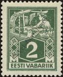 Stamp Estonia Catalog number: 34/A