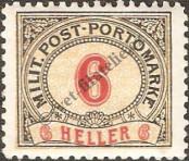 Stamp Austro-Hungarian rule in Bosnia and Herzegovina Catalog number: P/6