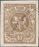Stamp Lithuania Catalog number: 64/B