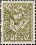 Stamp Lithuania Catalog number: 92/A