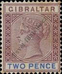 Stamp Gibraltar Catalog number: 33