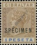 Stamp Gibraltar Catalog number: 31/a