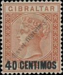 Stamp Gibraltar Catalog number: 19