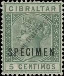 Stamp Gibraltar Catalog number: 22