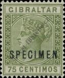 Stamp Gibraltar Catalog number: 27
