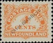 Známka Newfoundland Katalogové číslo: P/4/D
