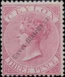 Známka Ceylon Katalogové číslo: 43/A