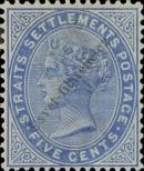 Známka Straits Settlements Katalogové číslo: 37