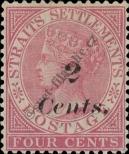 Známka Straits Settlements Katalogové číslo: 45