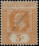Známka Straits Settlements Katalogové číslo: 125/a