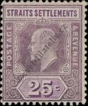Známka Straits Settlements Katalogové číslo: 129/a