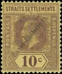 Známka Straits Settlements Katalogové číslo: 181/a