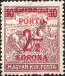 Známka Maďarsko Katalogové číslo: P/70