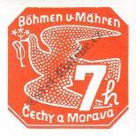 Známka Protektorát Čechy a Morava Katalogové číslo: 44