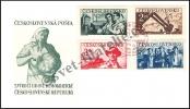 FDC Československo Katalogové číslo: 614-617