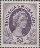 Známka Federace Rhodesie a Ňaska Katalogové číslo: 9/A