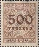 Známka Německá říše Katalogové číslo: 313/A