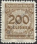 Známka Německá říše Katalogové číslo: 323/A