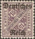 Známka Německá říše Katalogové číslo: S/59