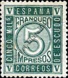 Známka Španělsko Katalogové číslo: 86