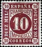 Známka Španělsko Katalogové číslo: 87