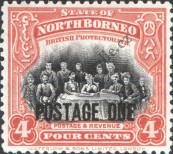 Známka Severní Borneo Katalogové číslo: P/33