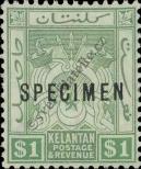 Známka Kelantan Katalogové číslo: 9/a