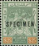 Známka Kelantan Katalogové číslo: 13/a