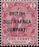 Známka Britská Jihoafrická společnost Katalogové číslo: 43