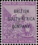 Známka Britská Jihoafrická společnost Katalogové číslo: 47