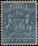 Známka Britská Jihoafrická společnost Katalogové číslo: 2/a